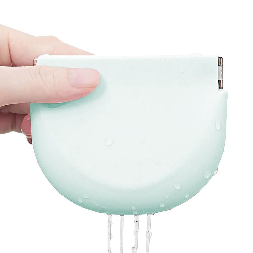 Portable Silicone Retainer Storage Case Retainer Holder Mouth Guard Retainer Case Green