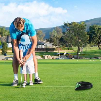 Golf Automatic Putting Cup Portable Golf Ball Putting Returning Machine Golf Training Putting Equipment