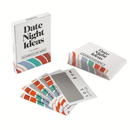 Date Night Ideas Card Set Couples Date Card Game Scratch off Card Game