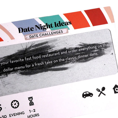 Date Night Ideas Card Set Couples Date Card Game Scratch off Card Game