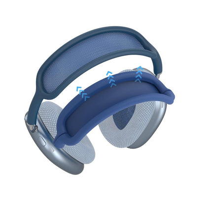 For Apple AirPods Max Headphones Case Silicone Protective Sleeves Full Set Cover Blue