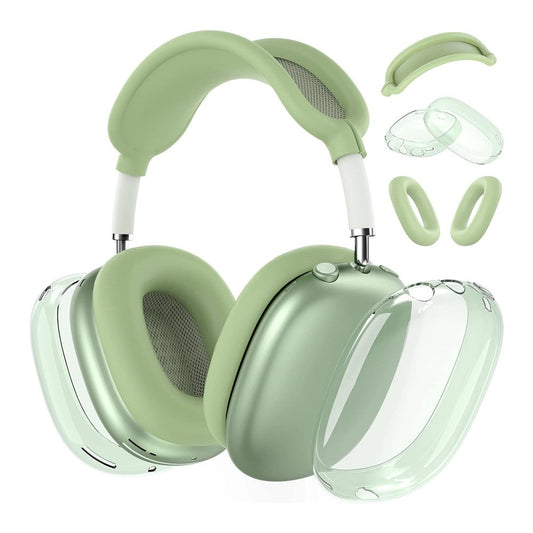 For Apple AirPods Max Headphones Case Silicone Protective Sleeves Full Set Cover Green