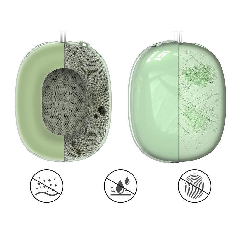 For Apple AirPods Max Headphones Case Silicone Protective Sleeves Full Set Cover Green