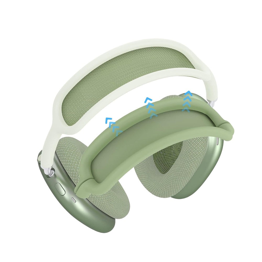 For Apple AirPods Max Headphones Case Silicone Protective Sleeves Full Set Cover Green