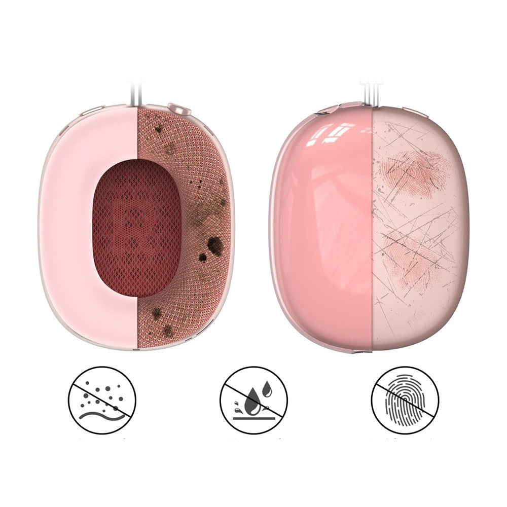 For Apple AirPods Max Headphones Case Silicone Protective Sleeves Full Set Cover Pink