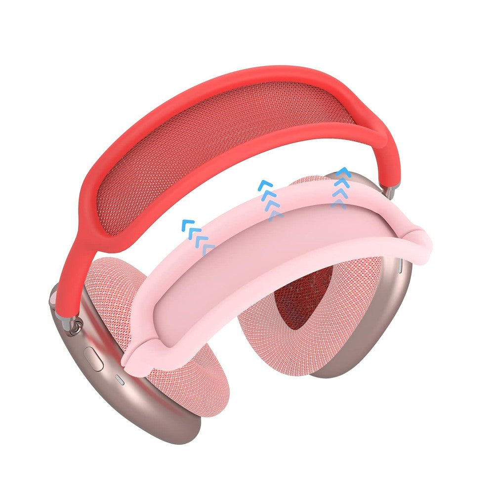 For Apple AirPods Max Headphones Case Silicone Protective Sleeves Full Set Cover Pink