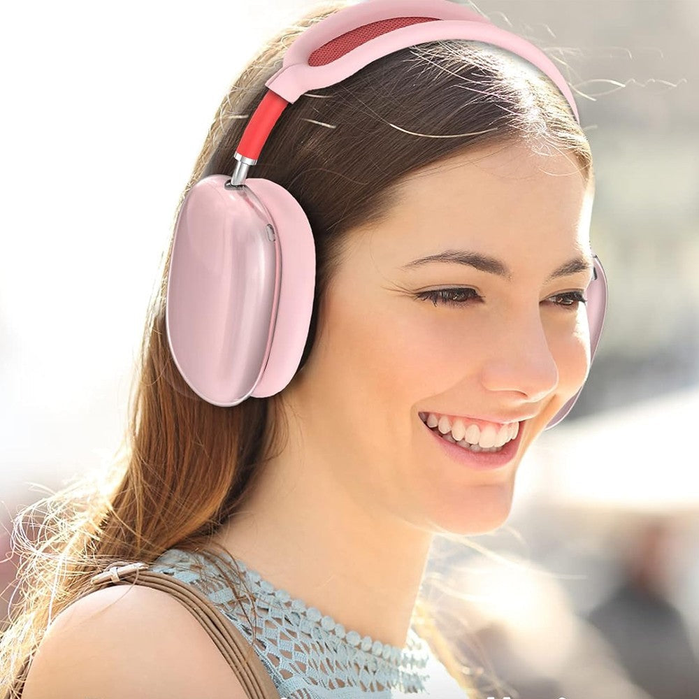 For Apple AirPods Max Headphones Case Silicone Protective Sleeves Full Set Cover Pink