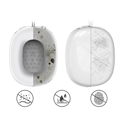 For Apple AirPods Max Headphones Case Silicone Protective Sleeves Full Set Cover White