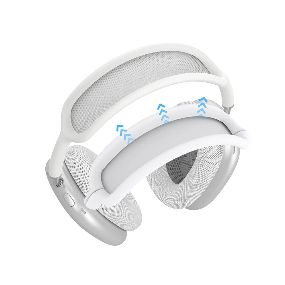 For Apple AirPods Max Headphones Case Silicone Protective Sleeves Full Set Cover White