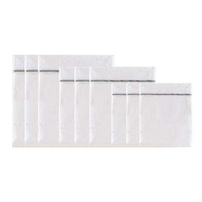 9Pcs Mesh Laundry Bags Zipper Wash Bags for Underwear Pants Clothing Style 1