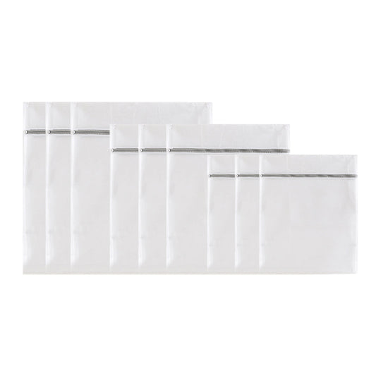 9Pcs Mesh Laundry Bags Zipper Wash Bags for Underwear Pants Clothing Style 1