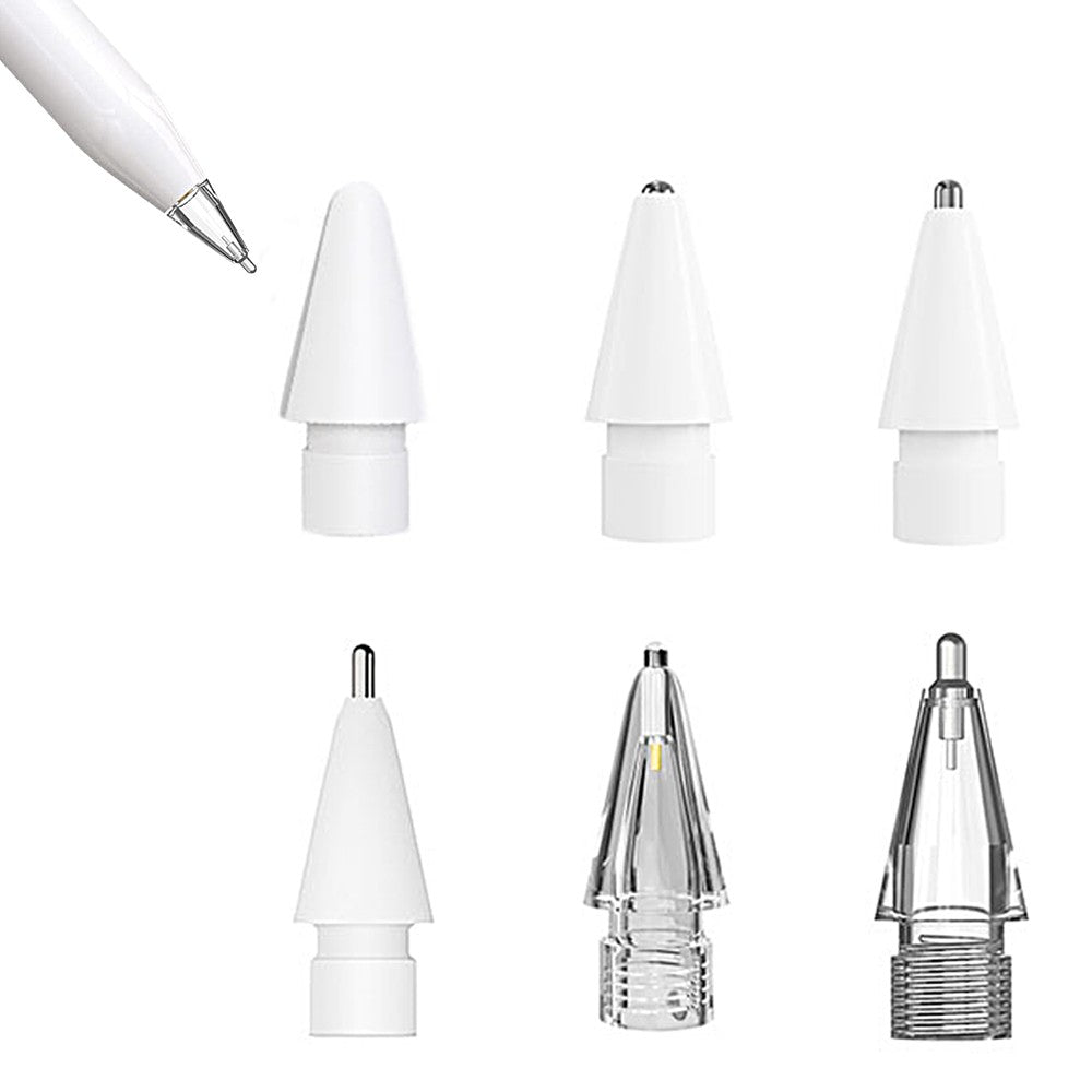 6Pcs Replacement Nibs for Apple Pencil 2nd 1st Gen