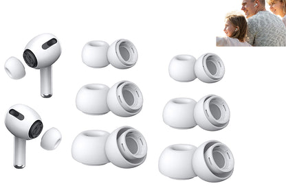 6 Pairs Silicone Ear Tips for Airpods Pro and 2nd Generation