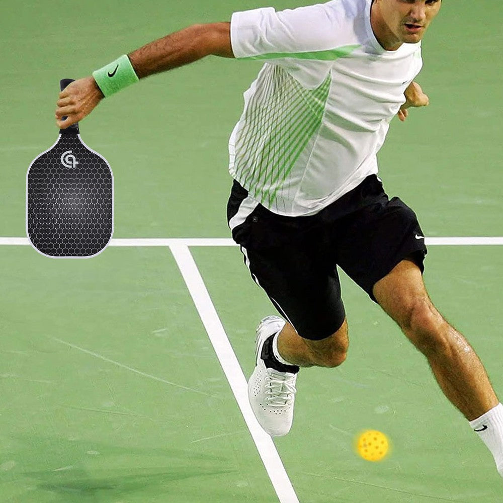 Fiberglass Pickleball Racket Set Pickleball Paddle with 4 Balls Style 4