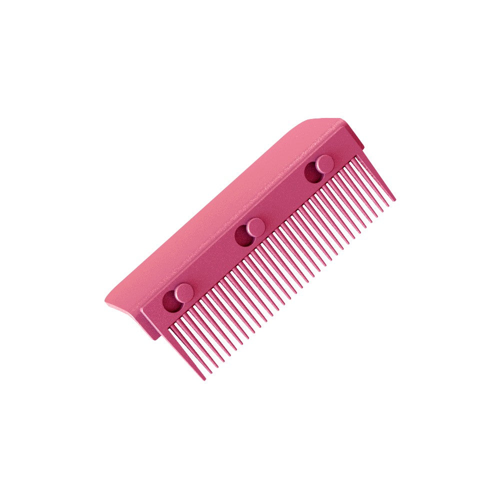 Set of Detachable Flat Iron Comb Attachment Clip-on Hair Straightening Comb Hair Styling Tool Pink