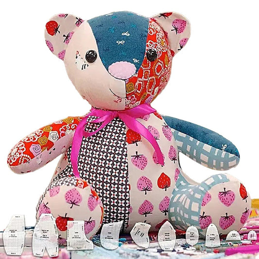 10Pcs Memory Bear Template Cutting Ruler Set
