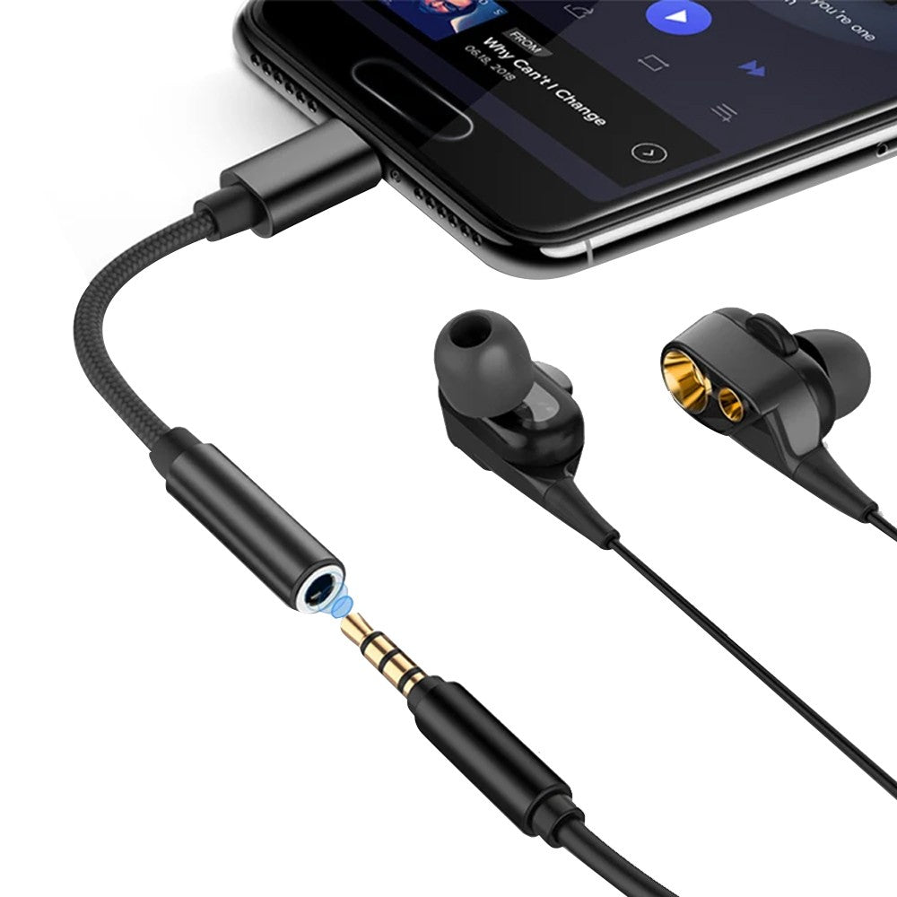 USB C to 3.5mm Headphone Jack Adapter AUX Stereo Speaker Audio Cable