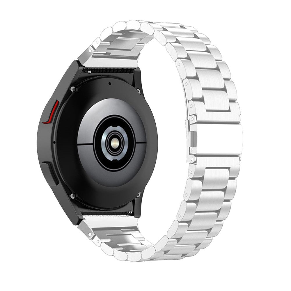 For Samsung Galaxy Watch 6 5 4 Stainless Steel Band Strap Silver