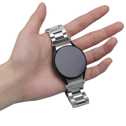 For Samsung Galaxy Watch 6 5 4 Stainless Steel Band Strap Silver