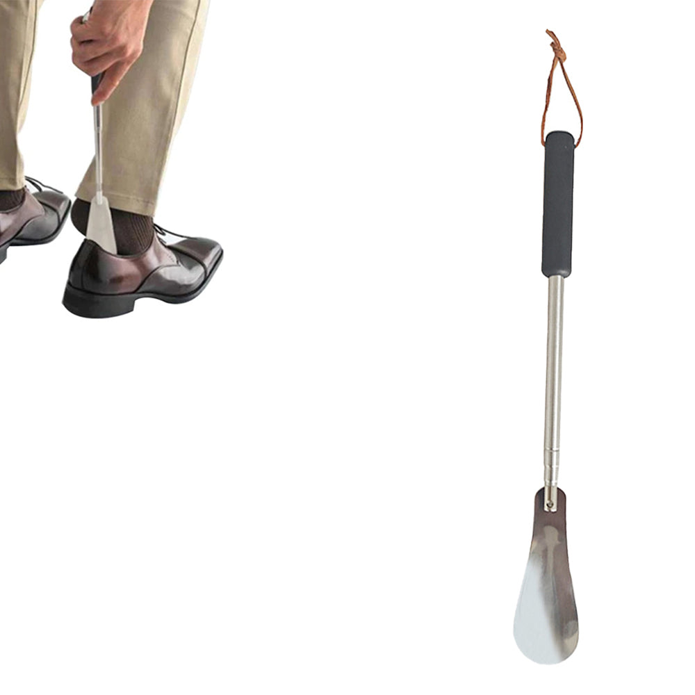 Telescopic Long Handle Shoe Horn Adjustable Shoe Helper