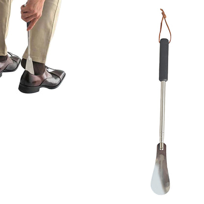 Telescopic Long Handle Shoe Horn Adjustable Shoe Helper