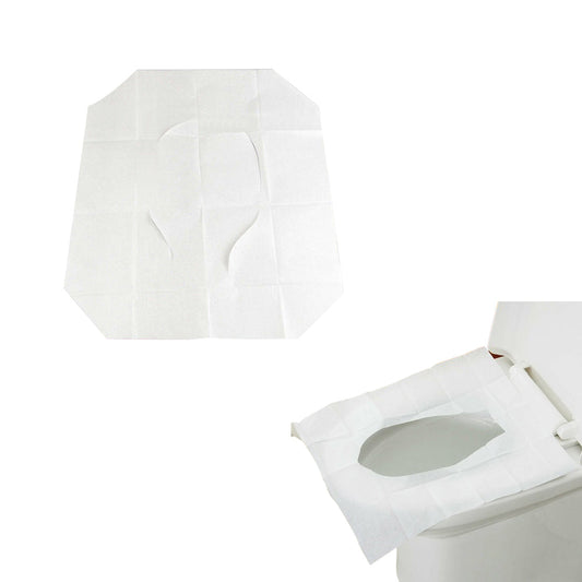 200Pcs Set Flushable Toilet Seat Cover Paper Portable Biodegradable Disposable Sanitary