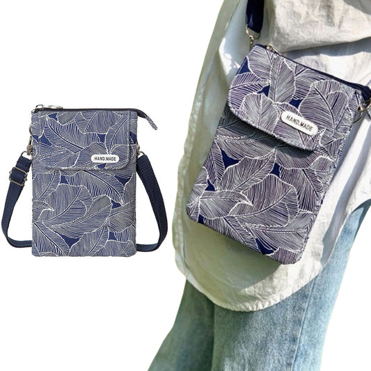 Small Cross-body Cell Phone Case Shoulder Bag Purse Pouch Handbag for Women Girls Blue