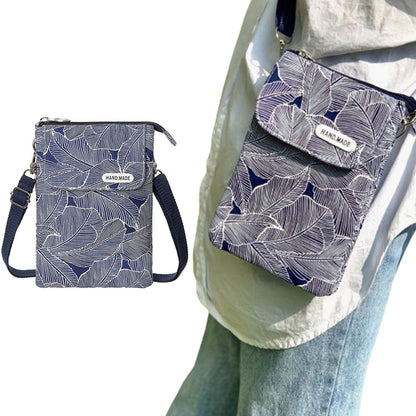 Small Cross-body Cell Phone Case Shoulder Bag Purse Pouch Handbag for Women Girls Blue