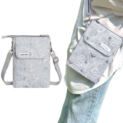 Small Cross-body Cell Phone Case Shoulder Bag Purse Pouch Handbag for Women Girls Gray
