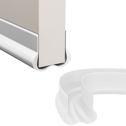Door Draft Stopper Under Door Draft Blocker Noise Cold Air Draft Guard Door Gap Sealing White