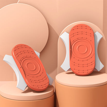 Twist Waist Disc Board Twister Aerobic Exercise Foot Massage Fitness Trainer-Orange