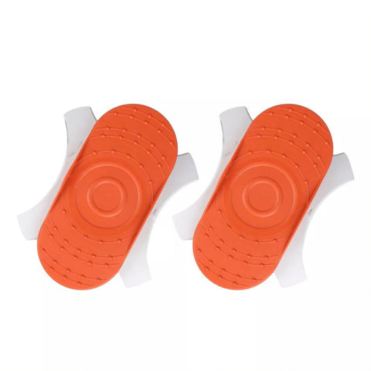 Twist Waist Disc Board Twister Aerobic Exercise Foot Massage Fitness Trainer-Orange