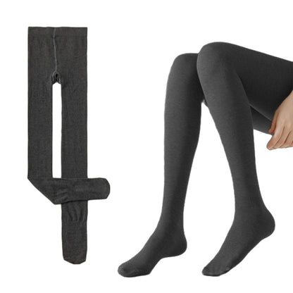 Women's Winter Thermal Lined Legging Warm High Waist Stretch Slim Pant Dark Grey