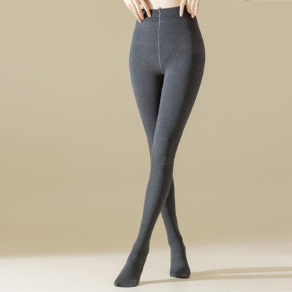 Women's Winter Thermal Lined Legging Warm High Waist Stretch Slim Pant Grey