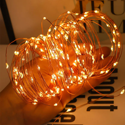 8 Modes Solar Fairy Lights 300LEDs String Light for Outside Garden Yard Decor Warm Light