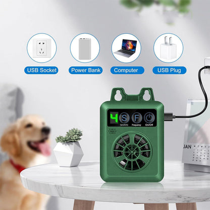 Dog Bark Control Device Ultrasonic Anti Barking Device with Digital Display for Outdoor Indoor