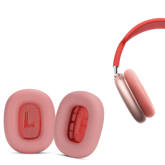 Pair of Replacement Ear Pads for AirPods Max Headphone Ear Cushions Red