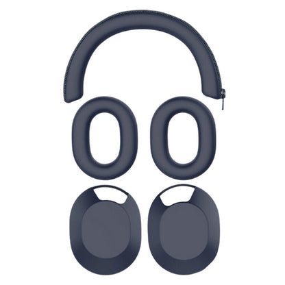 For WH-1000XM5 Headphones Protective Case Silicone Sleeves Full Set Protector Cover Navy