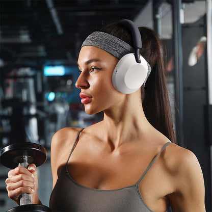 For WH-1000XM5 Headphones Protective Case Silicone Sleeves Full Set Protector Cover White
