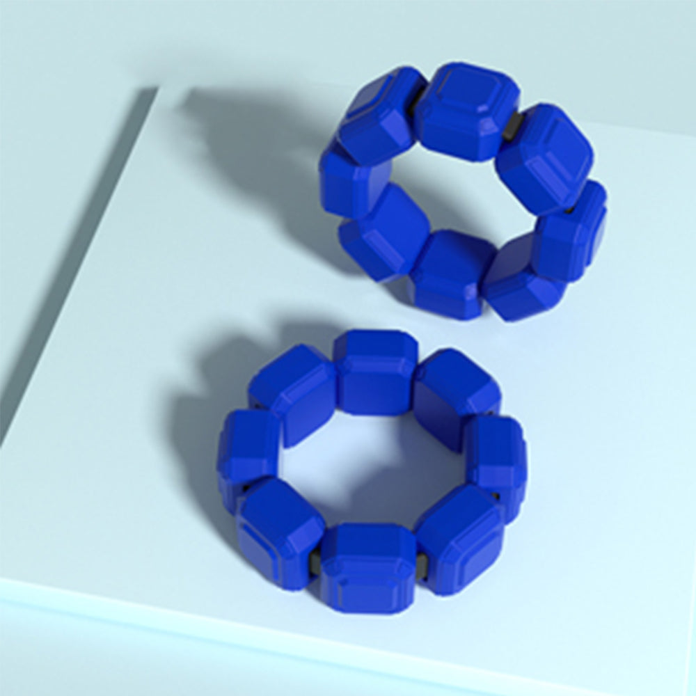 Pair of Silicone Wrist Ankle Weights Unisex Strength Training Set for Walking Running Gym Royal Blue