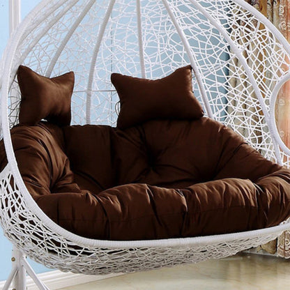 Love Seat Hanging Egg Chair Cushion Swing Chair Seat Pad for Patio Furniture Coffee