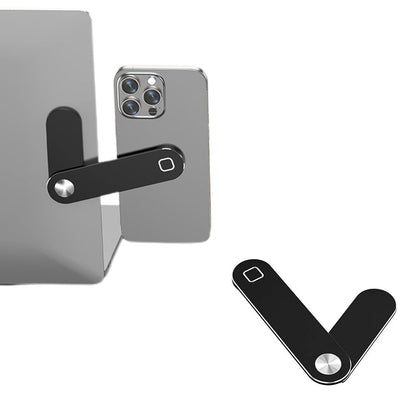Portable PC Laptop Phone Holder Foldable Screens Expansion Mobile Side Mount Black
