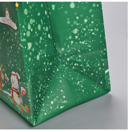 6Pcs Christmas Tote Bags With Handle Multifunctional Christmas Gift Bags Style 2