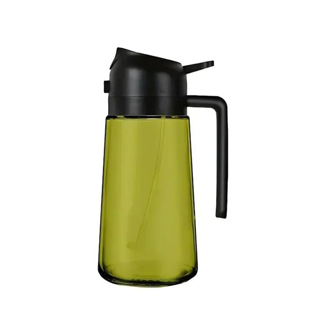 2-in-1 470ml Glass Oil Sprayer Dispenser Kitchen Tool