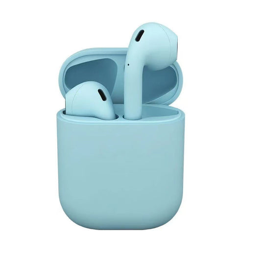 TWS Dual Channel Stereo Headphone Wireless 5.0 Bluetooth Headset Blue