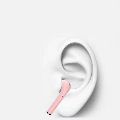 TWS Dual Channel Stereo Headphone Wireless 5.0 Bluetooth Headset Pink