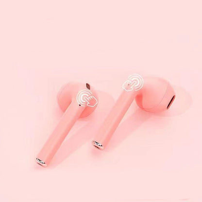 TWS Dual Channel Stereo Headphone Wireless 5.0 Bluetooth Headset Pink