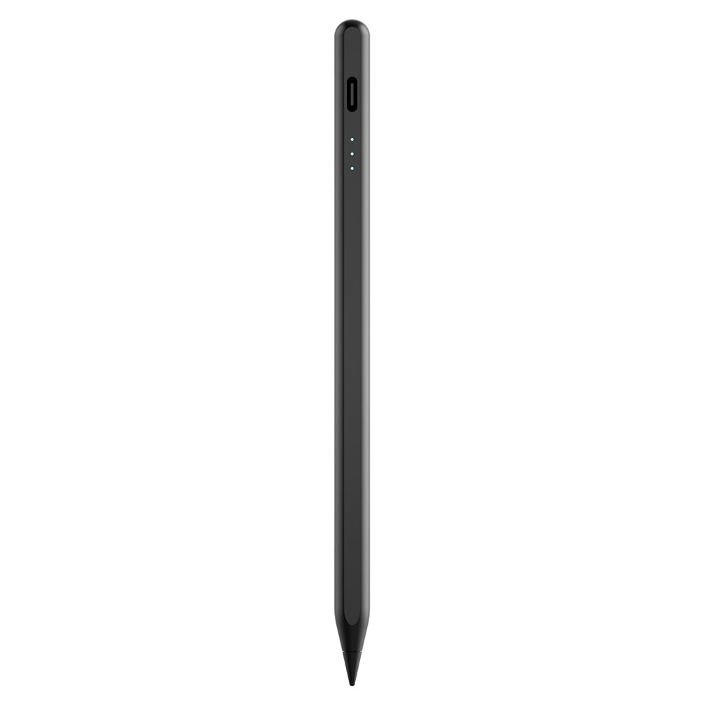 Universal Capacitive Stylus Pen with Magnetic Attachment Compatible with Phones iPad Android Tablet Black