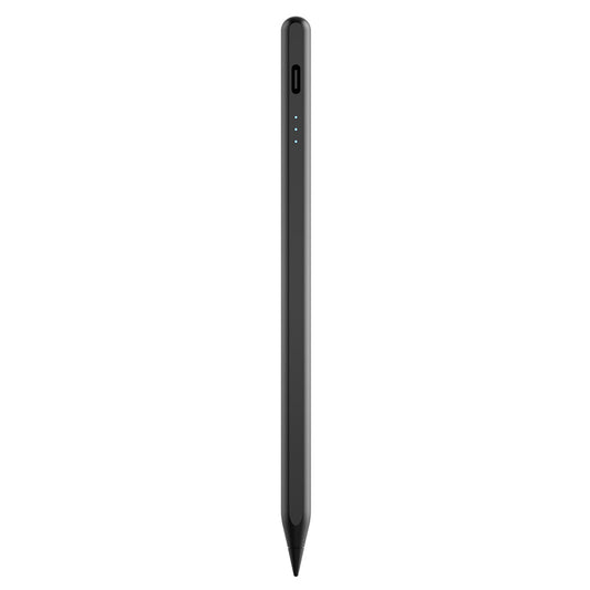 Universal Capacitive Stylus Pen with Magnetic Attachment Compatible with Phones iPad Android Tablet Black
