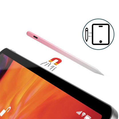 Universal Capacitive Stylus Pen with Magnetic Attachment Compatible with Phones iPad Android Tablet Pink